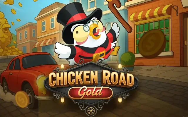 Chicken Road Gold, ambiance rétro avec voiture de collection